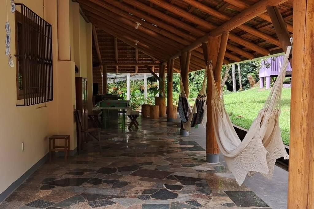 Sitio Som Das Aguas Benedito Novo エクステリア 写真